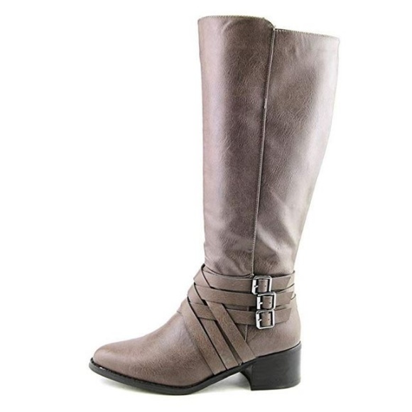 *SALE* MIA Noralee Knee-High Riding Boots Grey 9M - 6906 - 6845 - Picture 2 of 5